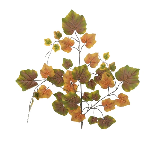 Sztuczny liść winogrono w kolorze jasno brązowym 70 cm