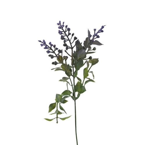 Sztuczne gałązki serduszek w kolorze niebieskim 50 cm