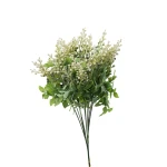 Sztuczne gałązki serduszek w kolorze białym 50 cm