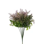 Sztuczne gałązki serduszek w kolorze fioletowym 50 cm