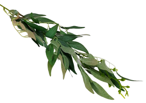 Gałązka ruskus w kolorze szaro-zielonym 60 cm