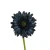 Kwiat sztuczny, gerbera w kolorze niebiesko/czarnym 47 cm