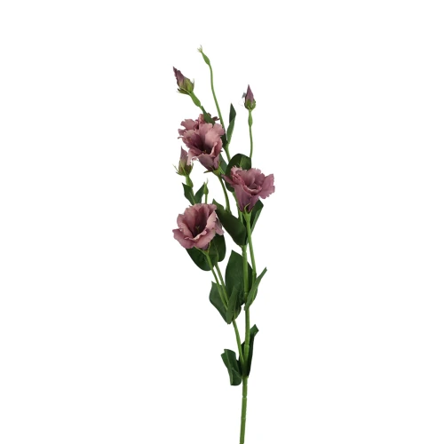 Sztuczna eustoma w kolorze fiołkowo-różowym 84 cm