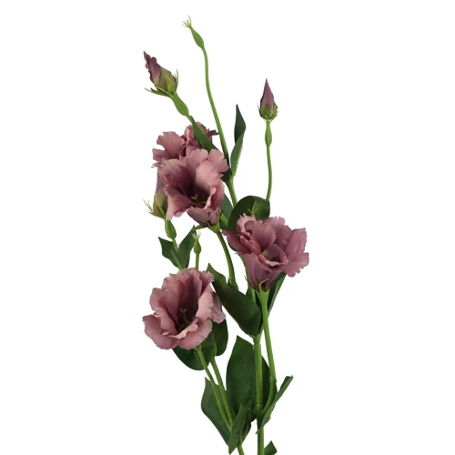 Sztuczna eustoma w kolorze fiołkowo-różowym 84 cm