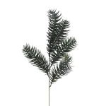 Sztuczna jodła plastikowa w kolorze fioletowo/zielonym 55 cm