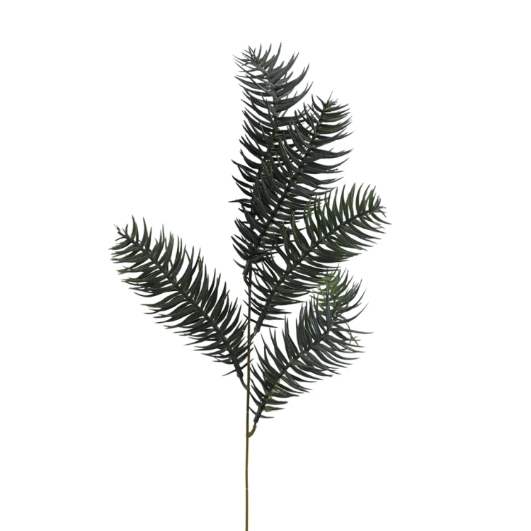 Sztuczna jodła plastikowa w kolorze fioletowo/zielonym 55 cm