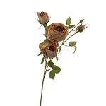Sztuczna róża gałązkowa w kolorze cappuccino 65 cm