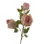 Sztuczna róża gałązkowa w kolorze jasno różowym 65 cm