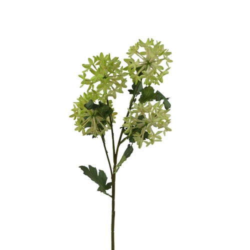 Sztuczna gałązka ozdobna x4 w kolorze zielonym 68 cm