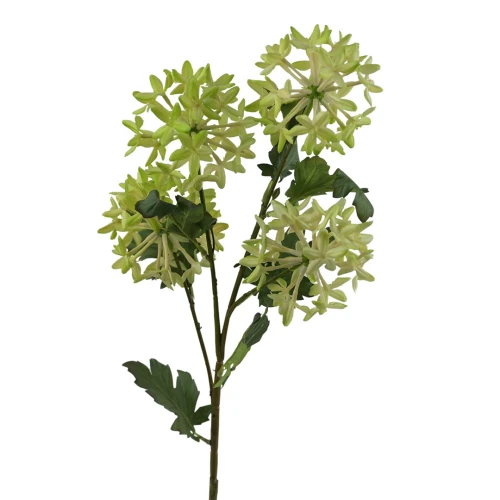 Sztuczna gałązka ozdobna x4 w kolorze zielonym 68 cm