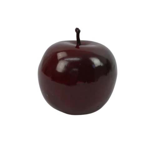 Sztuczne jabłko ozdobne x6 w kolorze czerwonym 7 cm