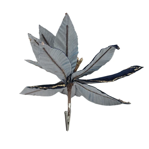 Sztuczna gwiazda na klipsie w kolorze czarno/złotym 23 cm