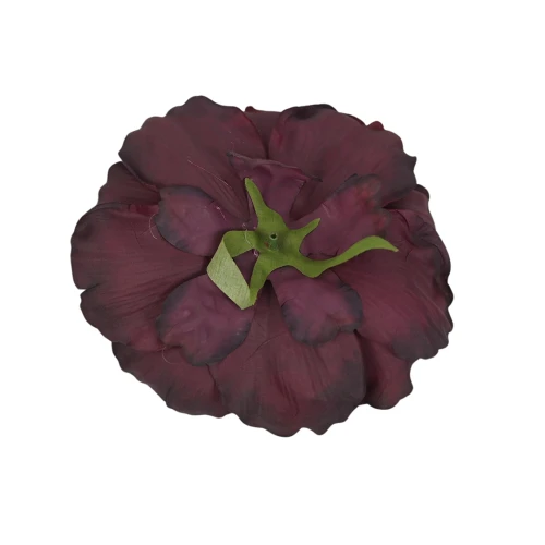 Sztuczna głowa piwonii w kolorze bordowym 16 cm