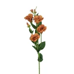 Sztuczna gałązka, eustoma w kolorze miodowym 84 cm