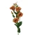 Sztuczna gałązka, eustoma w kolorze miodowym 84 cm