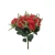 Sztuczna róża w pąku na łodydze w kolorze czerwonym 34 cm