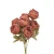 Sztuczny bukiet róży x 7 w kolorze herbacianym 44 cm