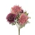 Sztuczny bukiet chryzantemy z dodatkami w kolorze różowo/fioletowym 40 cm