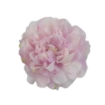 Sztuczna piwonia rozwinięta w kolorze jasno filetowym 15 cm