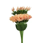 Sztuczna eustoma na piku w kolorze brzoskwiniowym 50 cm