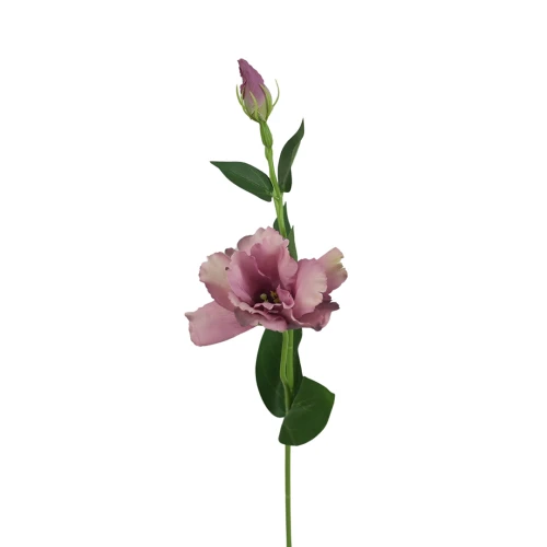Sztuczna eustoma na piku w kolorze fiołkowo/różowym 50 cm