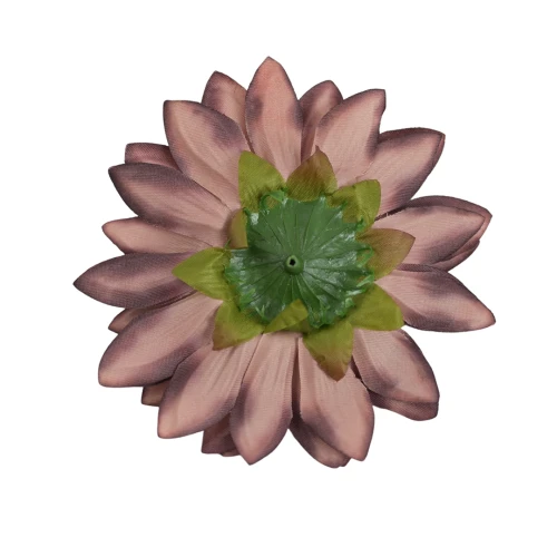 Sztuczny słonecznik w kolorze fiołkowo/różowym 13 cm