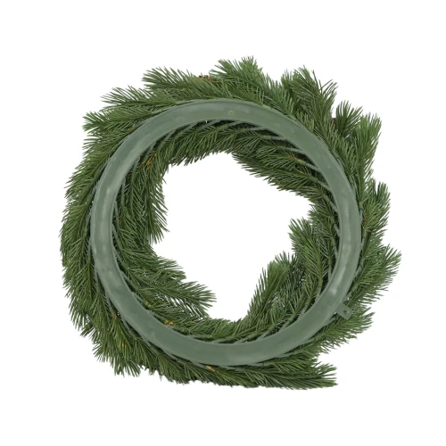 Sztuczny wianek z szyszkami w kolorze zielonym 42 cm