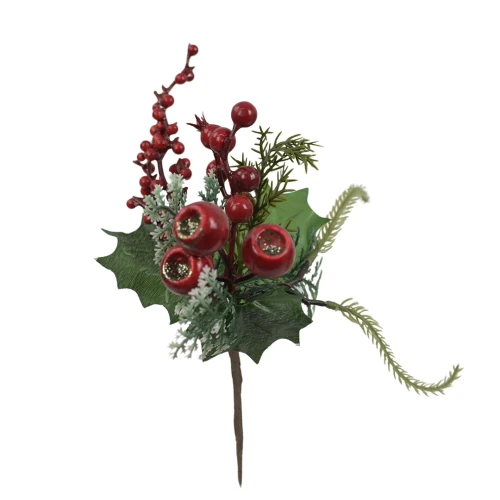Sztuczny pik szkiełka w kolorze czerwonym 27 cm