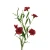 Sztuczny drobny gałązkowy goździk x6 w kolorze czerwonym 72 cm