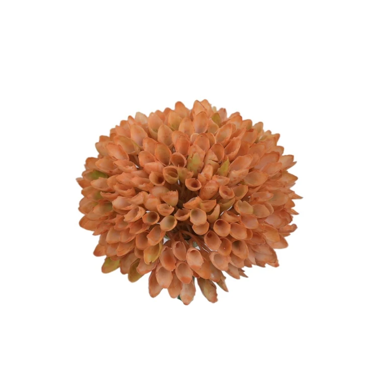 Sztuczny czosnek w kolorze pomarańczowym 8 cm