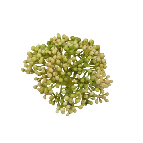 Sztuczny drobny czosnek w kolorze biało/zielonym 9 cm