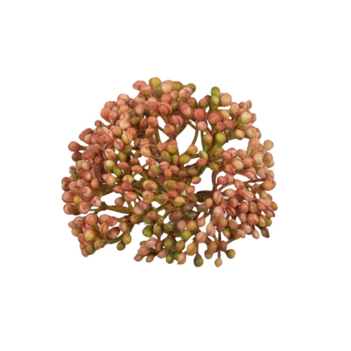 Sztuczny drobny czosnek w kolorze pomarańczowym 9 cm