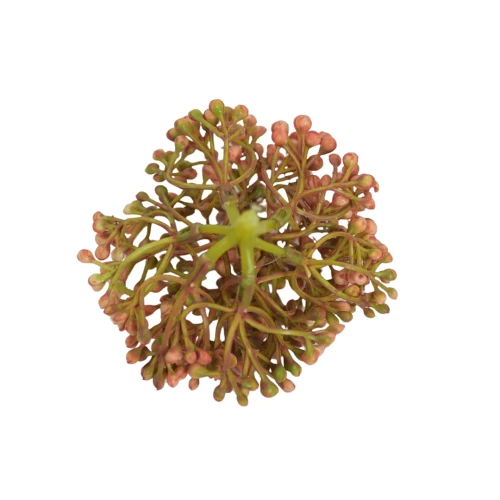 Sztuczny drobny czosnek w kolorze pomarańczowym 9 cm