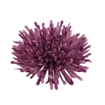 Kwiat sztuczny, chryzantema strzępiata w kolorze fioletowym 19 cm