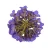 Kwiat sztuczny hortensja w kolorze winogronowym 14 cm