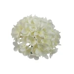 Kwiat sztuczny hortensja w kolorze białym 14 cm