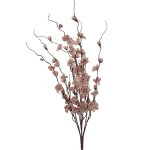 Sztuczny kwiat wiśni w kolorze jasno brązowym 84 cm