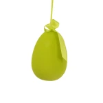 Sztuczne jajko zwisające w kolorze zielonym 20 cm