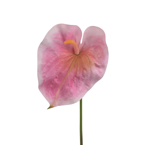 Sztuczne duże anturium w kolorze różowym 86 cm