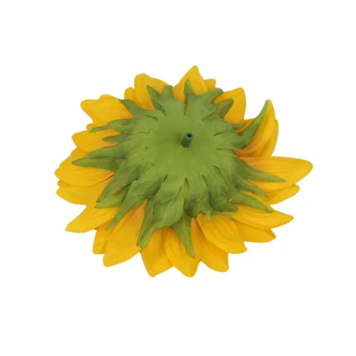 Sztuczny słonecznik w kolorze żółtym 18 cm