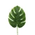 Sztuczny gumowy liść monstery w kolorze zielonym 51 cm