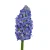 Sztuczny hiacynt pojedynczy w kolorze niebieskim 42 cm