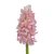 Sztuczny hiacynt pojedynczy w kolorze jasno różowym 42 cm