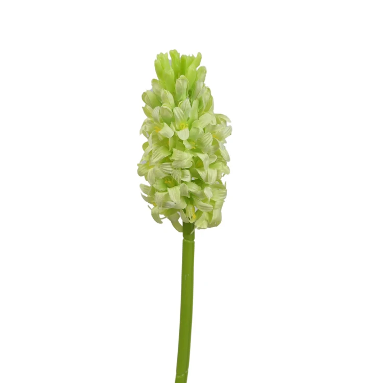 Sztuczny hiacynt pojedynczy w kolorze zielonym 42 cm