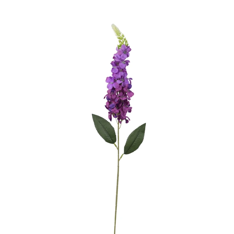 Sztuczna lewkonia pojedyncza w kolorze fioletowym 72 cm