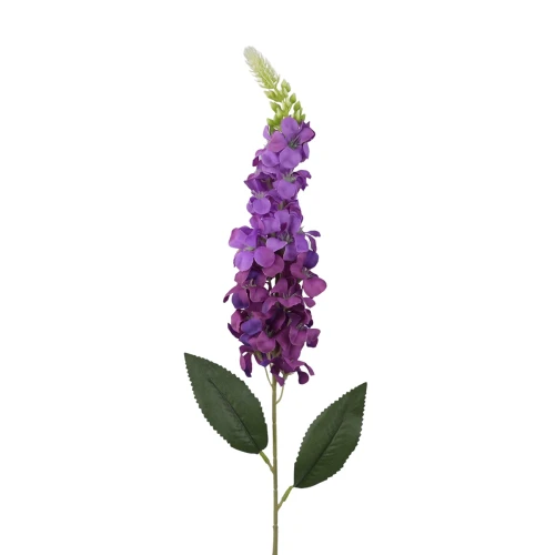 Sztuczna lewkonia pojedyncza w kolorze fioletowym 72 cm