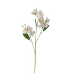 Sztuczna gałązka ozdobnych kwiatów w kolorze jasno różowym 72 cm