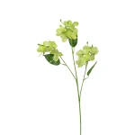 Sztuczna gałązka ozdobnych kwiatów w kolorze zielonym 72 cm