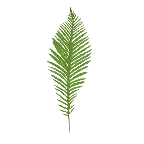 Sztuczna plastikowa paproć w kolorze jasno zielonym 72 cm