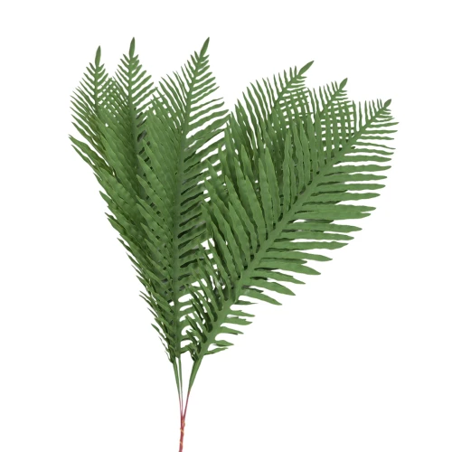 Sztuczna plastikowa paproć w kolorze zielonym 72 cm